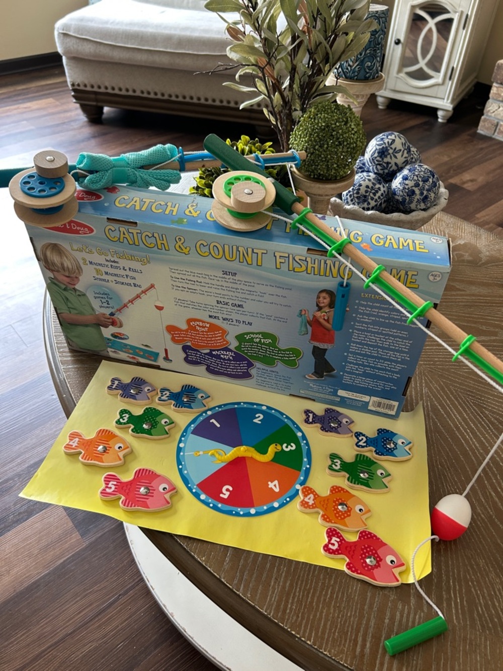 Catch & Count Fishing Game - Colorful Kids Fishing Toy (Multicolor)